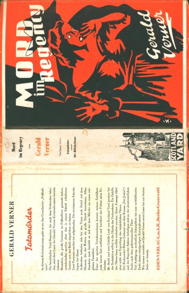 Verner, Gerald Leihbuch SU Mord im Regency (Eden) nur Schutzumschlag