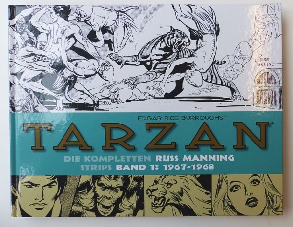 Tarzan: Die kompletten Russ Manning Strips (Bocola, BQ.) Nr. 1-8 kpl. (Z1-2)