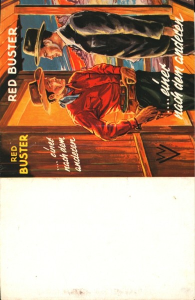 Buster, Red Leihbuch SU ..einer nach dem anderen (Wiesemann) nur Schutzumschlag