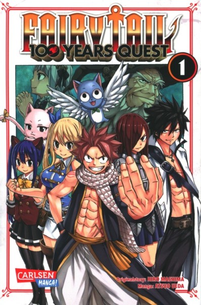 Fairy Tail 100 Years Quest (Carlsen, Tb.) Nr. 1-8 zus. (Z1)