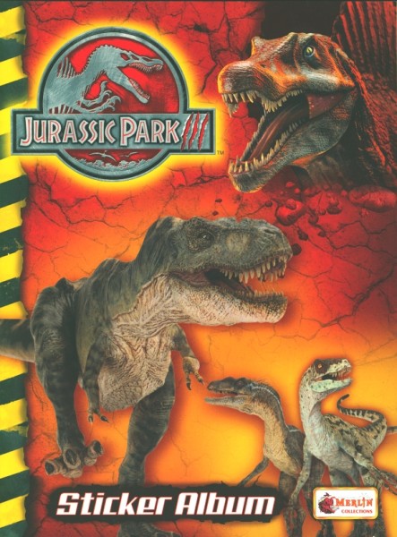 Merlin-Bilderdienst SBA Jurassic Park III (31332/44) Leeralbum Sammelbilderalbum