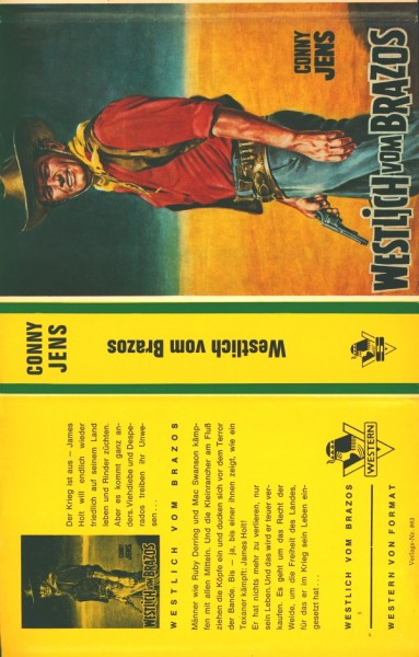 Jens, Conny Leihbuch SU Westlich vom Brazos (Saba) nur Schutzumschlag