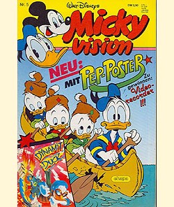 Mickyvision (Walt Disney's) (Ehapa, Gb.) Jhg. 1987 mit Beilage Nr. 5-12