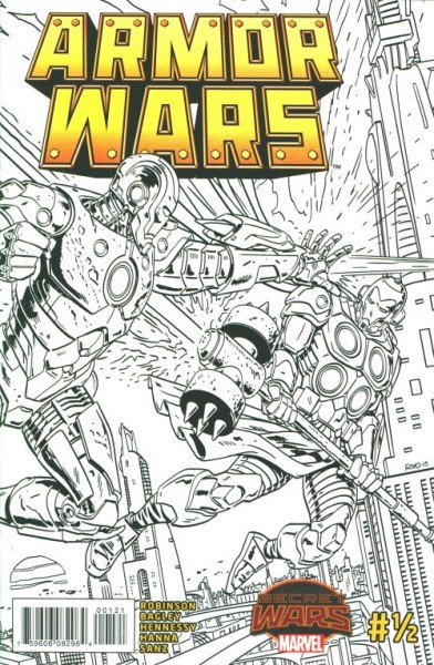 Armor Wars Sketch Variant Cover 1/2