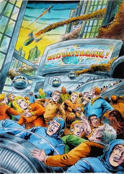 Originalzeichnung (1449) Hansrudi Wäscher - Nick