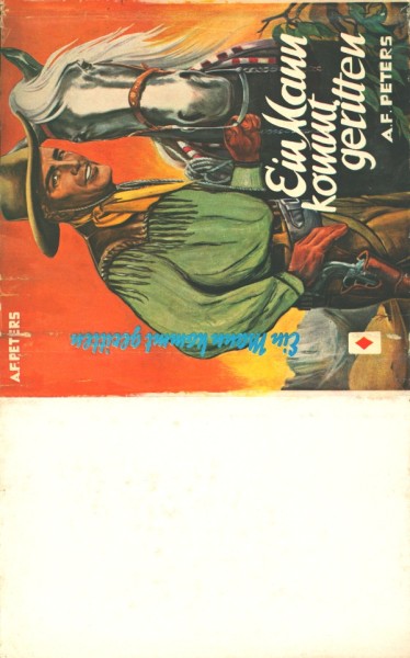 Peters, A.F. Leihbuch SU Ein Mann kommt geritten (Karo) nur Schutzumschlag