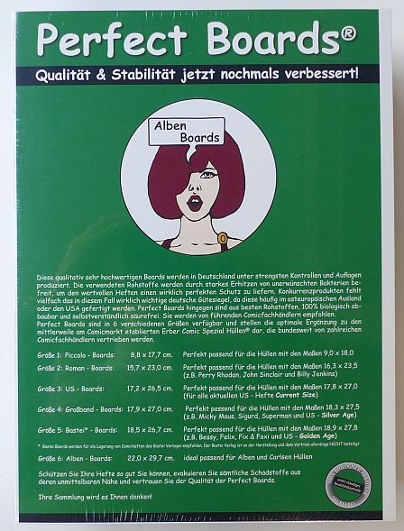Alben Backing Boards (Perfect Boards) - 1000 Stück