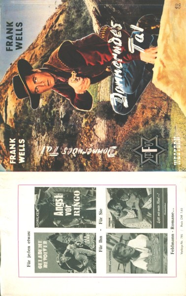 Wells, Frank Leihbuch SU Donnerndes Tal (Feldmann) nur Schutzumschlag