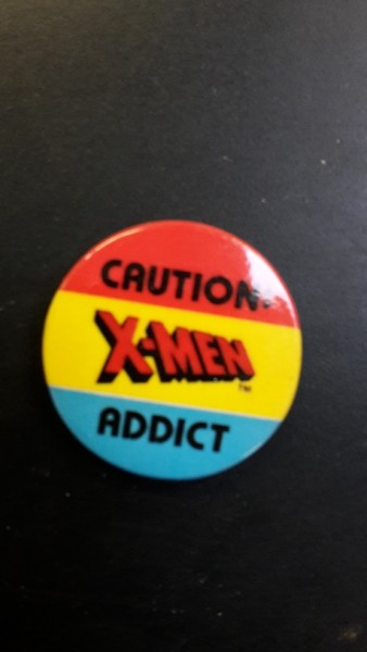 Marvel/DC X-Men Caution Anstecknadeln/Button
