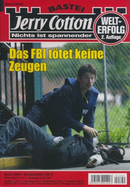 Jerry Cotton 2. Auflage 2849
