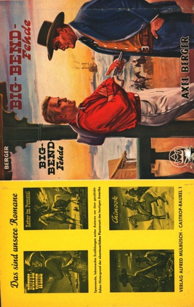 Berger, Axel Leihbuch SU Big Bend-Fehde (Mülbüsch) nur Schutzumschlag