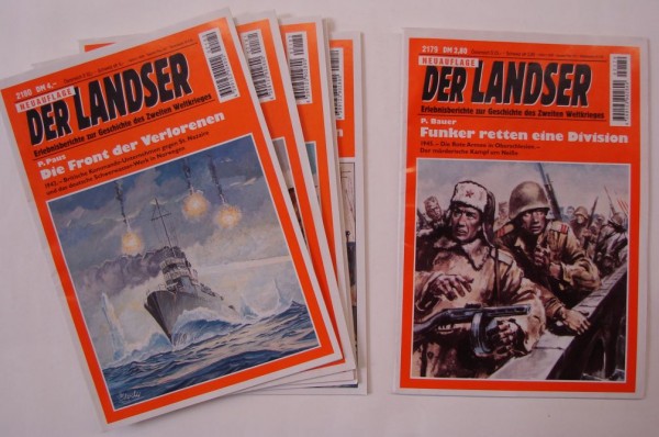 Landser in 100er Paketen (Pabel) Nr. 2101-2200 zus. (Z0-1)