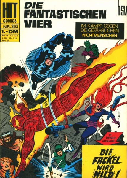 Hit Comics (BSV, Gb.) Fantastischen Vier Nr. 203, 223-226, 228-252
