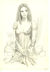 Originalzeichnung Erotische Pin-ups (Bild 032)