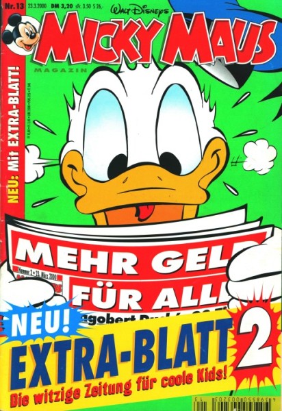 Micky Maus (Ehapa, Gb.) Jahrgang 2000 Nr. 1-52