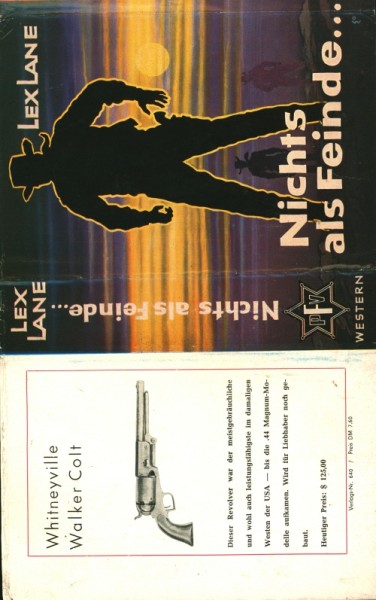 Lane, Lex Leihbuch SU Nichts als Feinde (Feldmann) nur Schutzumschlag