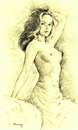 Originalzeichnung Erotische Pin-ups (Bild 139)