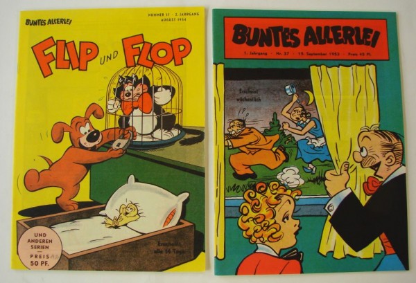 Buntes Allerlei (Hethke, Gb.) 1953+1954 Nr. 1-47 + 1-17 kpl. (Z1)