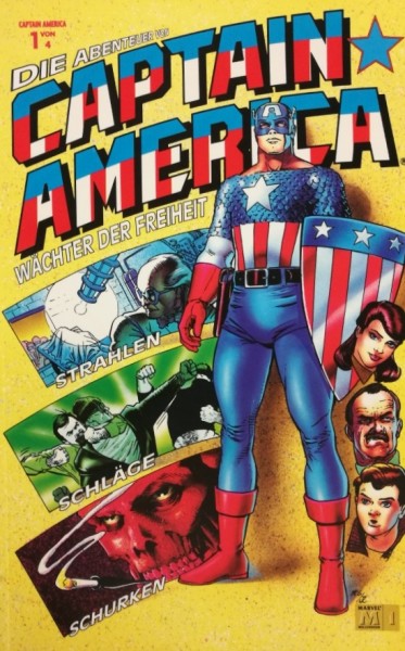 Abenteuer von Captain America (Panini, Br., 2002) Nr. 1-4 kpl. (Z0-1)