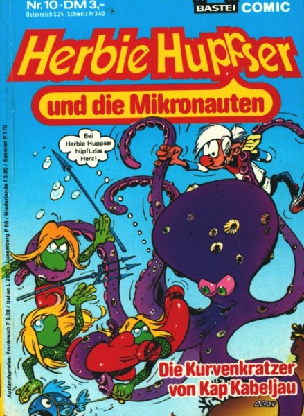 Herbie Huppser (Bastei, Tb.) Nr. 1-11 kpl. (Z0-2)