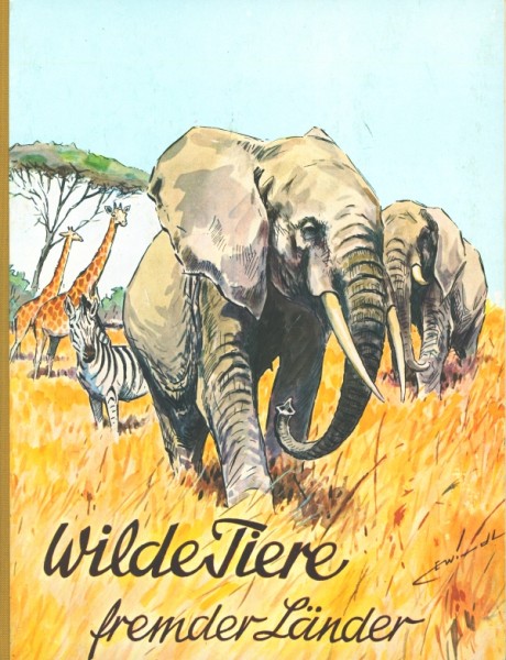 Herba SBA Wilde Tiere fremder Länder (30832/10) Leeralbum Sammelbilderalbum