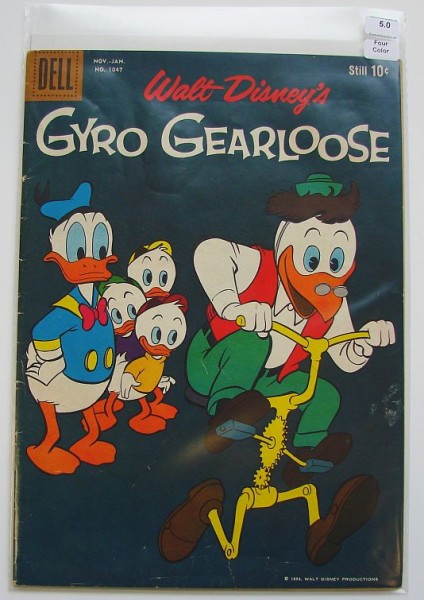 Gyro Gearloose (Four Color) Nr.1047 Graded 5.0