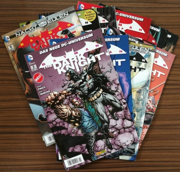 Paket 3739 10 verschiedene Batman: The Dark Knight (Panini, Gb., 2012) (Z1-2)