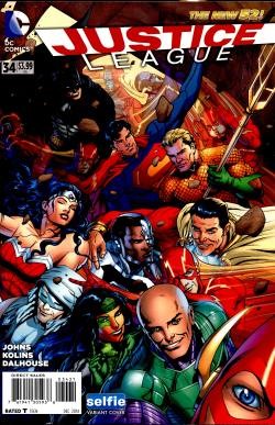 Selfie Variant Cover Justice League 34