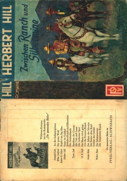 Hill, Herbert Leihbuch SU Zwischen Ranch und Silbermine (Pfeil) nur Schutzumschlag