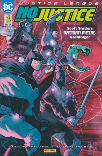 Justice League: No Justice (Panini, Gb.) Nr. 1,2