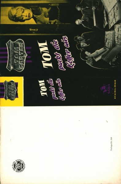 Special Agent Tom Carter Leihbuch SU Tom packt die Koffer aus (Saba) nur Schutzumschlag