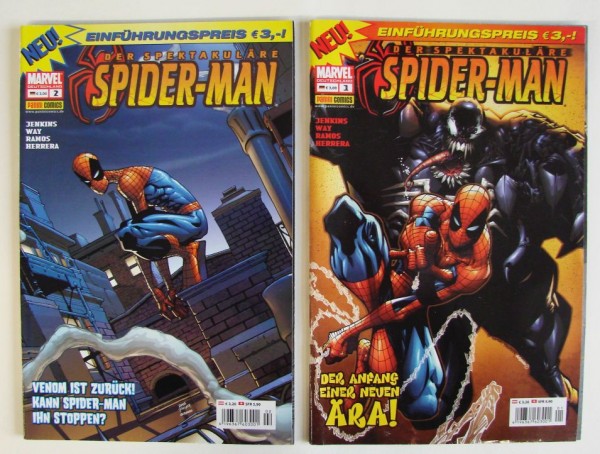 Spektakuläre Spider-Man (Panini, Gb.) Nr. 1-22 kpl. (Z1-2)