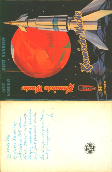 Sandow, G. Leihbuch SU Kosmische Wache (Bewin) nur Schutzumschlag