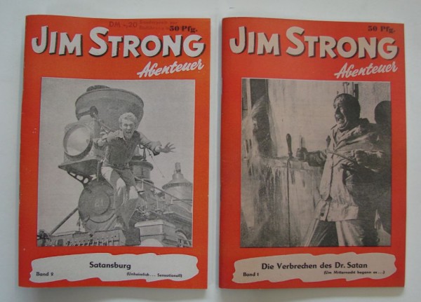 Jim Strong (Romanheftreprints, Ganzbiller) Nr. 1-20 zus. (neu)