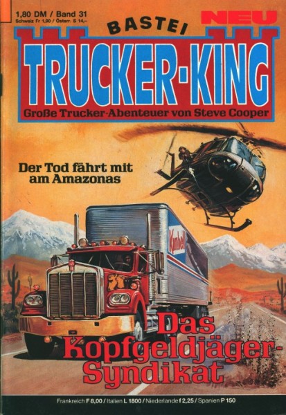 Trucker-King (Bastei) Nr. 1-250 kpl. (Z0-1)