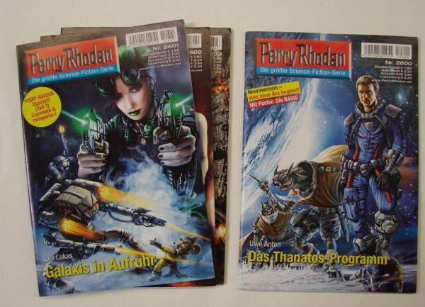 Perry Rhodan in 100er Paketen (Moewig) 1. Auflage Nr. 2600-2699 zus. (Z0-1)