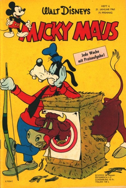 Micky Maus (Ehapa, Gb.) Jahrgang 1961 Nr. 1-53