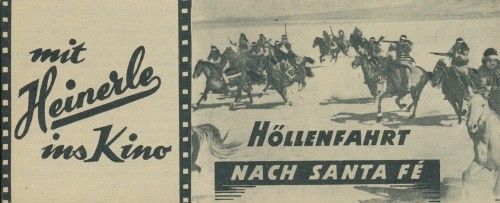 Mit Heinerle ins Kino Höllenfahrt nach Santa Fé (Schuhmann, picc.)