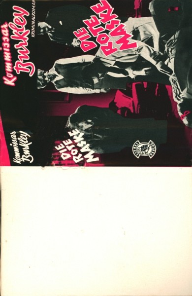 Kommissar Burkley Leihbuch SU Rote Maske (Liebel) nur Schutzumschlag