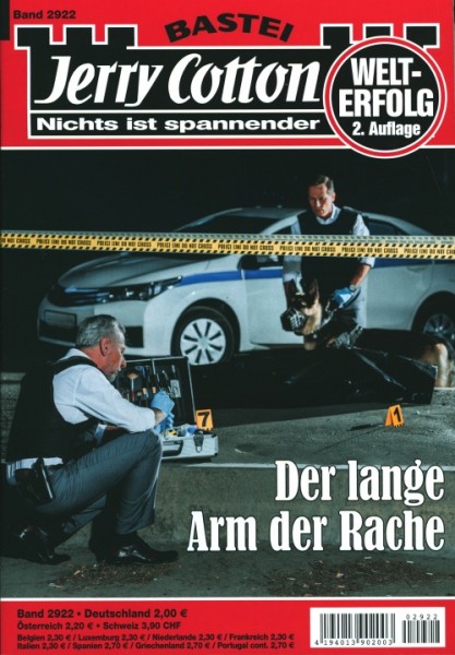 Jerry Cotton 2. Auflage 2922