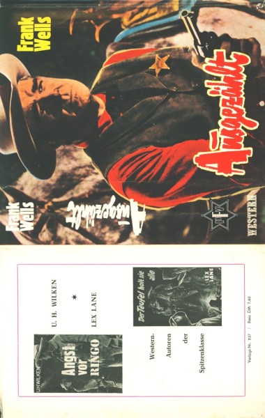 Wells, Frank Leihbuch SU Ausgezählt (Feldmann) nur Schutzumschlag