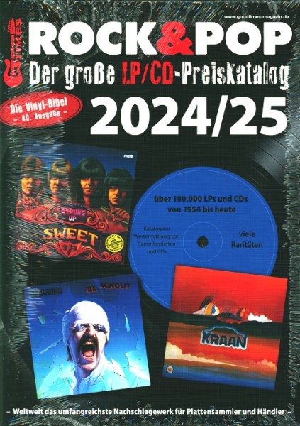 Rock & Pop LP/CD Preiskatalog 2024/25