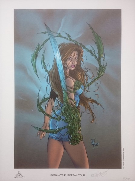 Witchblade Druck Romano's European Tour lim. 300
