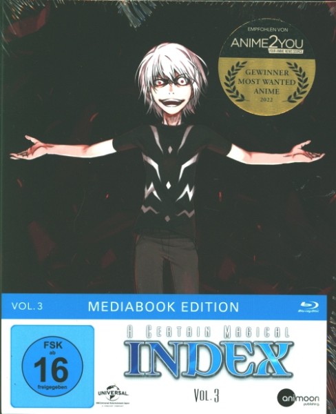 A Certain Magical Index Vol.3 Blu-ray Mediabook Edition