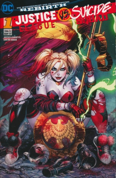 Justice League vs Suicide Squad (Panini, Gb.) Variant Cover (Kirkham) Nr. 1 Variant