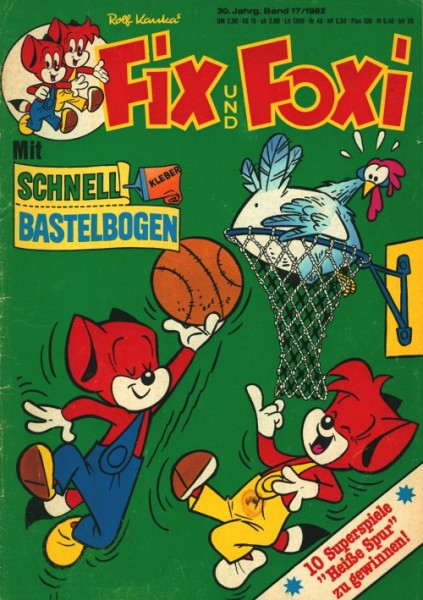 Fix und Foxi mit allen festen Beilagen (Pabel, Gb.) 30. Jahrgang Nr. 1-52 kpl. (Z1-2)