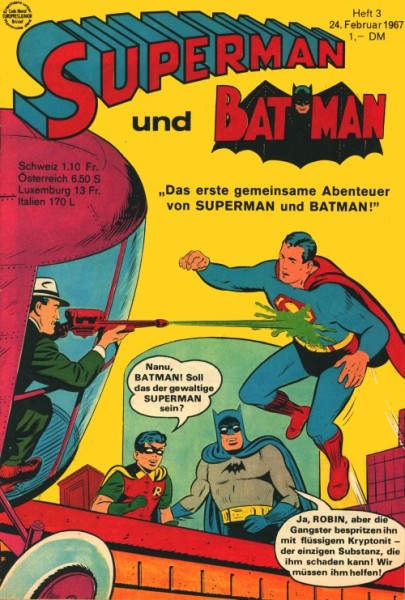 Superman (Ehapa, Gb.) Jahrgang 1967 Nr. 3a