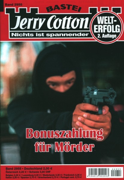 Jerry Cotton 2. Auflage 2955