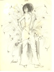 Originalzeichnung Erotische Pin-ups (Bild 083)