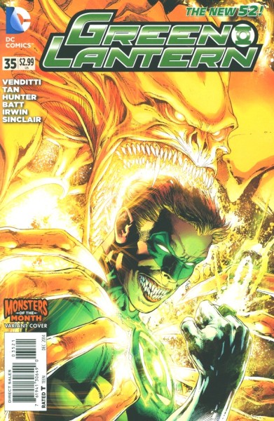 Green Lantern (2011) Monsters Variant Cover 35